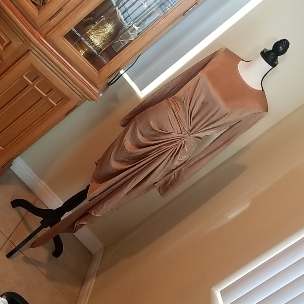 Asymmetric stains dress